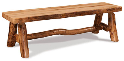5' Flat Bench w/Live Edge